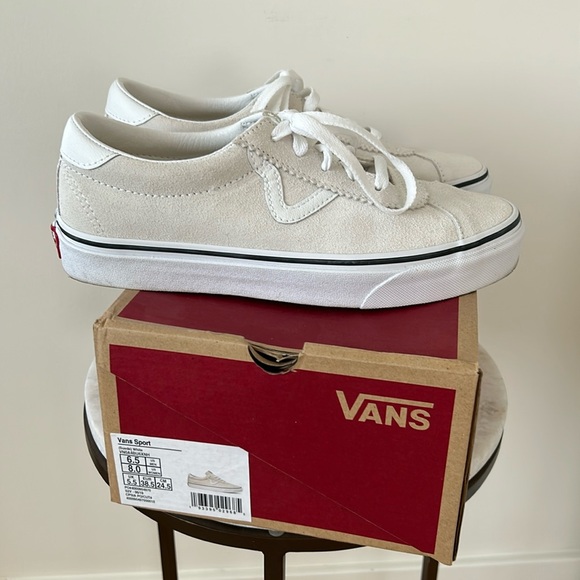 Vans Other - Vans Off The Wall Sport LX Suede White US W 8 (like new)